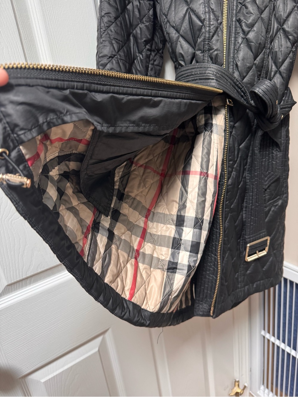 Burberry Quilted Trench Coat - Picture 5 of 10